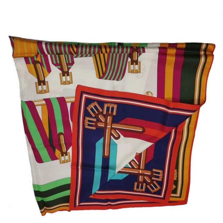 Double-sided Ladies Silk Scarf Double-sided Ladies Silk Scarf